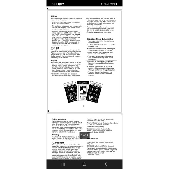 eBay Electronic Auction Game. NEW. Vintage Board Game. Auction Game - Picture 12 of 13